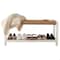 Alaterre Furniture Newport 40in Wood Storage Bench with Handcrafted Woven Rope Seat, White ANNP0550 - alternate 18